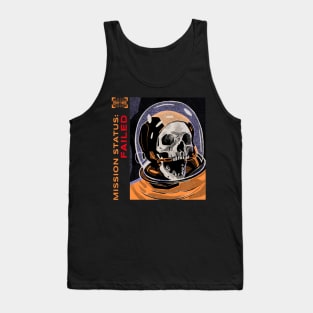 MISSION STATUS: FAILED SKELETON UNDEAD HORROR Tank Top